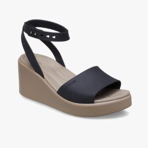 Crocs Brooklyn Ankle Strap Wedge - סנדלי פלטפורמה קרוקס לנשים