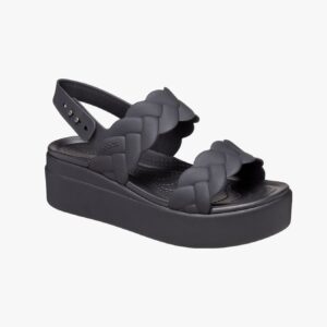 Crocs Brooklyn Woven Upper Low Wedge - סנדלי פלטפורמה קרוקס ברוקלין לנשים