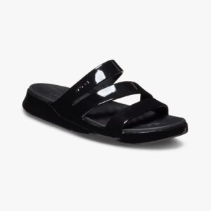 Crocs Getaway Patent Strappy - כפכפי קרוקס לנשים