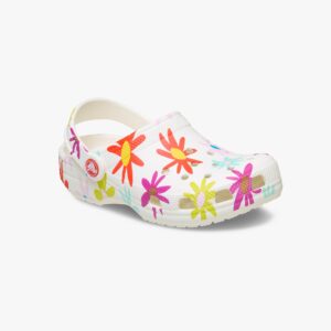 Crocs Classic Crafted Daisy Clog T - כפכפי קלוג קרוקס בהדפס פרחוני לילדים מידות קטנות