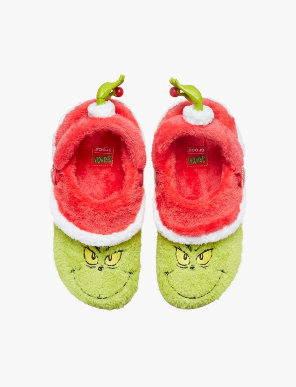 The Grinch Classic Lined Clog - כפכפי קרוקס פרווה גרינץ