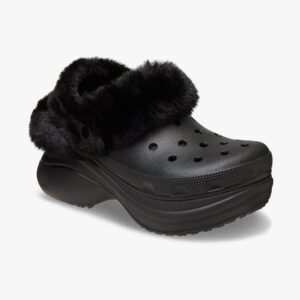 Crocs Bae Lined Clog - כפכפים פרוותיים קרוקס פלטפורמה ביי לנשים