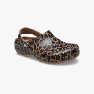Crocs Classic Animal Clog K - כפכפי קרוקס קלוג קלאסי לילדים בהדפס מנומר