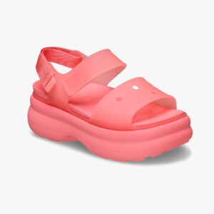 Crocs Soho Frosted Y Strap Sandal - סנדלי פלטפורמה קרוקס לנשים