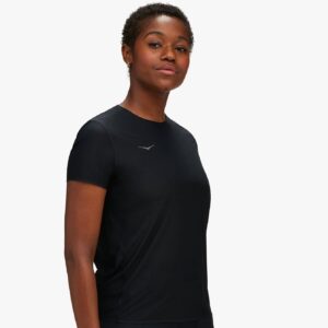 AIROLITE RUN SHORT SLEEVE - חולצת ריצה לנשים הוקה טי אירולייט - שרוול קצר