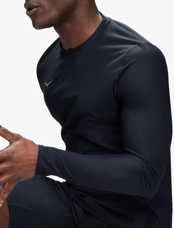 M HOKA AIROLITE RUN LONG SLEEVE - חולצת ריצה הוקה טי אירולייט - שרוול ארוך לגברים