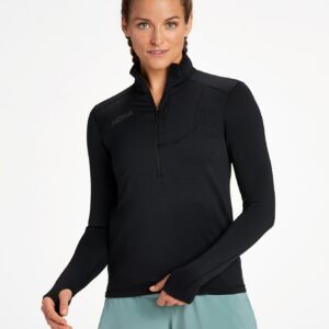 W 1/2 ZIP HOKA - עליונית נשים הוקה 1/2 רוכסן