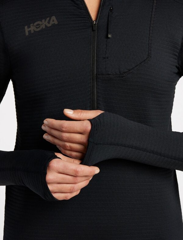 W 1/2 ZIP HOKA - עליונית נשים הוקה 1/2 רוכסן