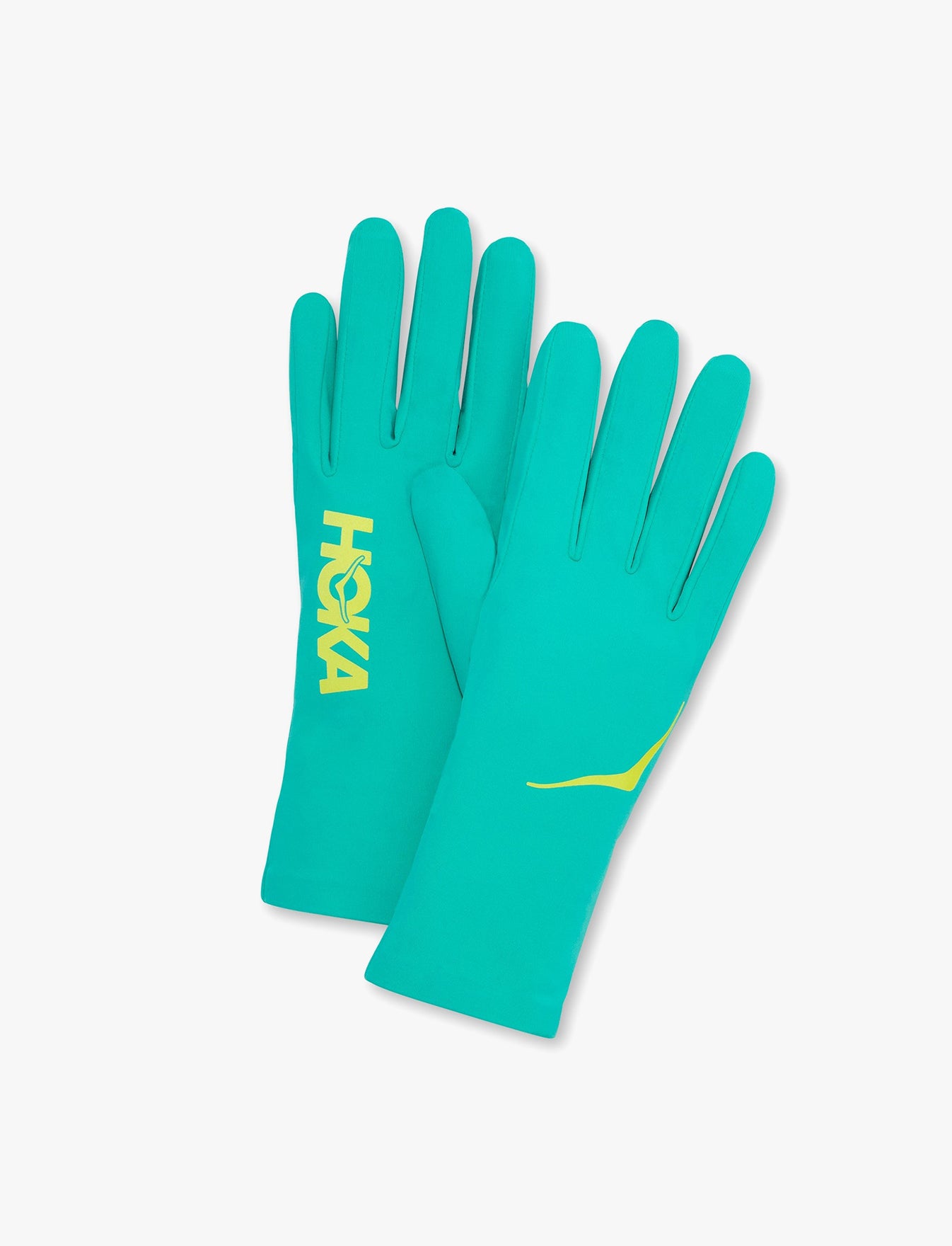 U HOKA AIROLITE RUN GLOVES 1151232 - כפפות הוקה אירולייט פליז לריצה אקווה
