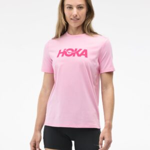 HOKA CORE LOGO CTN SS TEE - חולצה קצרה הוקה לנשים