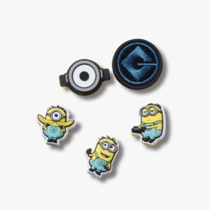 Crocs Jibbitz Minions - מארז 5 ג'יביטים קרוקס