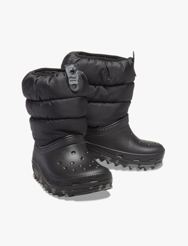 Crocs Toddler Classic Neo Puff Boot - מגפיים לילדים קרוקס