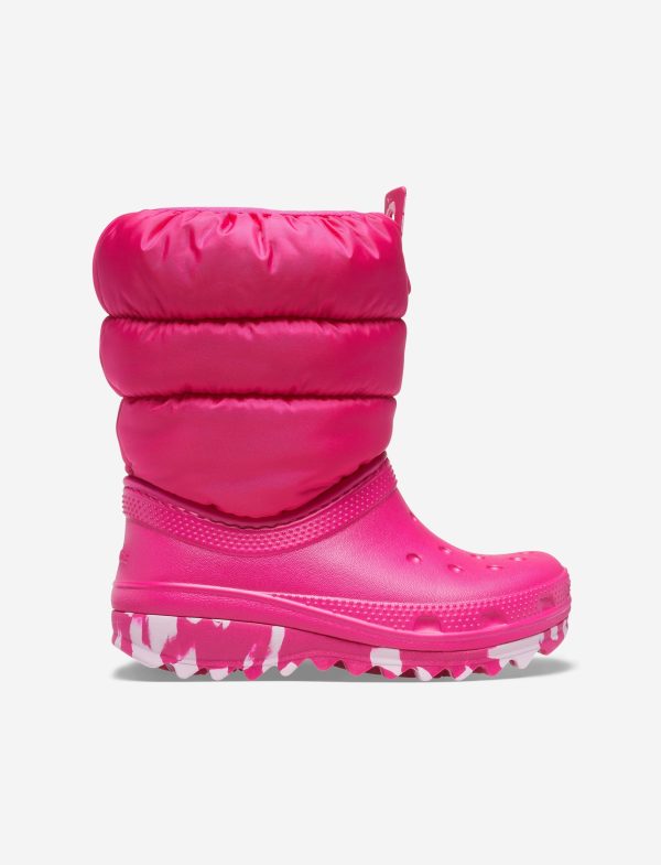 Crocs Toddler Classic Neo Puff Boot - מגפיים לילדים קרוקס