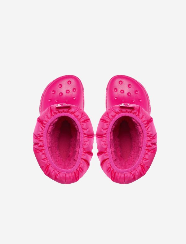Crocs Toddler Classic Neo Puff Boot - מגפיים לילדים קרוקס