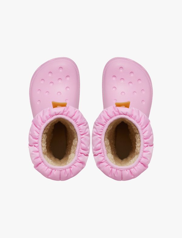 Crocs Toddler Classic Neo Puff Boot - מגפיים לילדים קרוקס