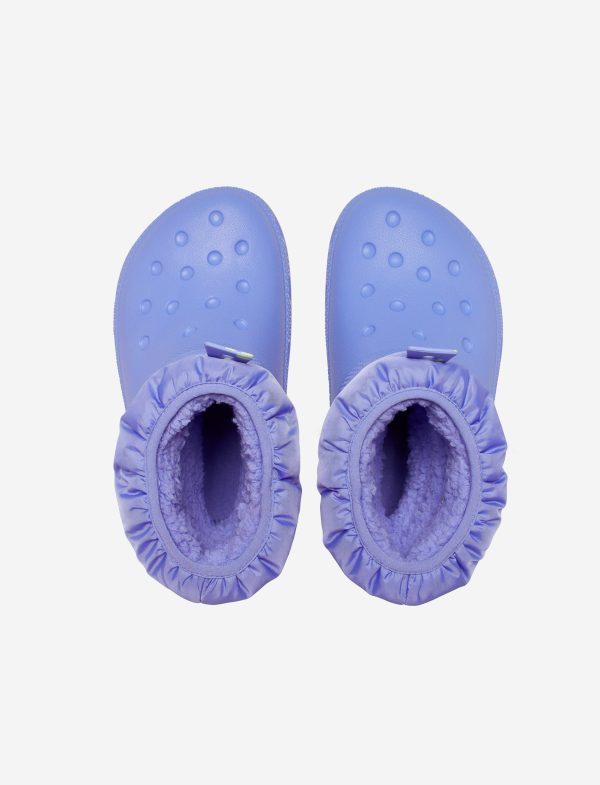 Crocs Toddler Classic Neo Puff Boot - מגפיים לילדים קרוקס