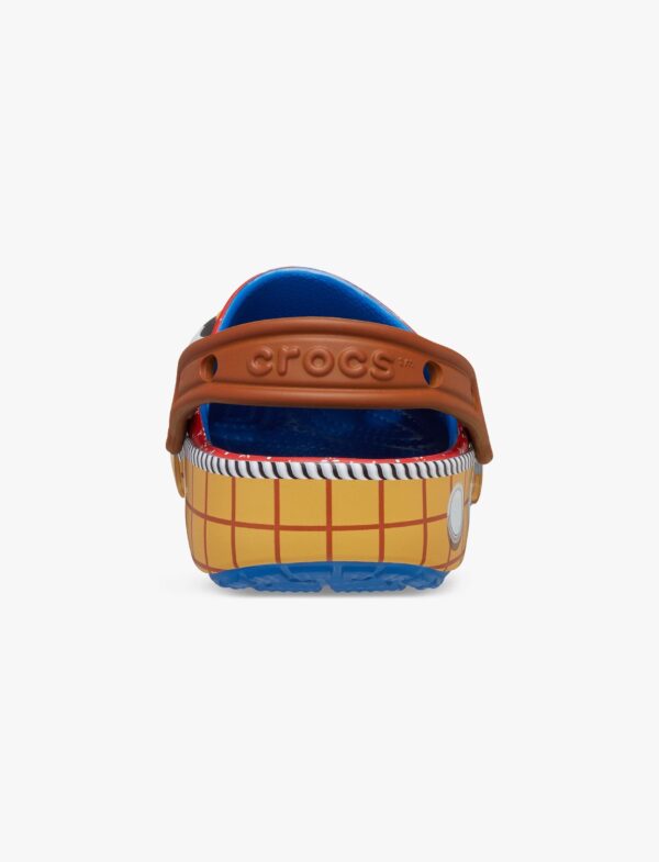 Crocs Toy Story Woody Classic Clog T - כפכפי קרוקס לילדים צעצוע של סיפור בצבע כחול ז'אן מידות קטנות