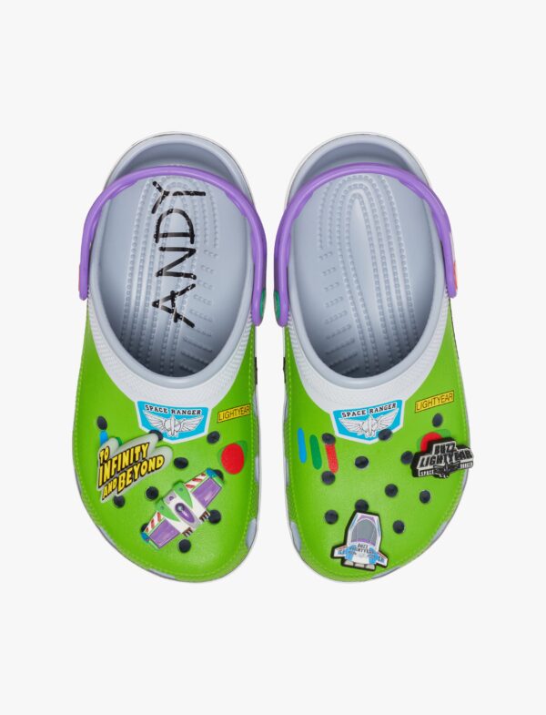 Crocs Toy Story Buzz Classic Clog - כפכפי קרוקס צעצוע של סיפור בצבע כחול אפור