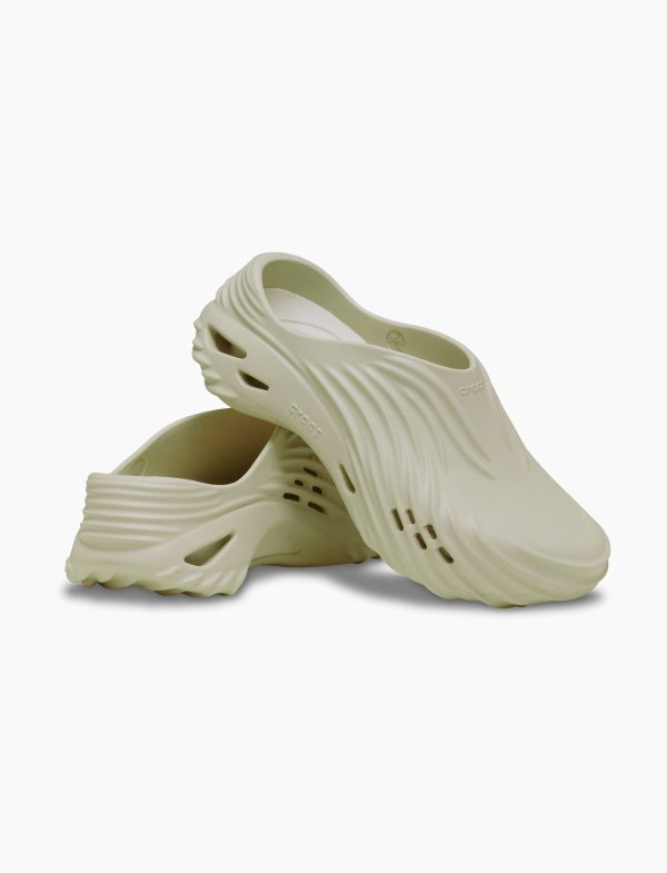 Crocs Echo Wave - כפכפי קרוקס אקו וויב בצבע אפור