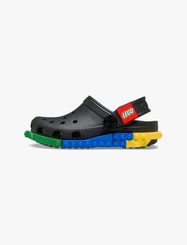 Crocs LEGO 4LW System Clog K - כפכפי קלוג קרוקס לגו לילדים בצבע שחור