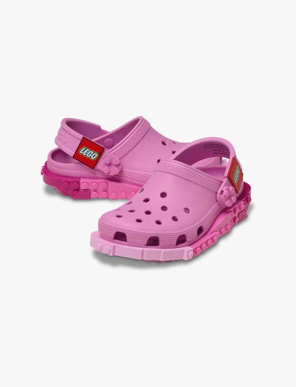Crocs LEGO 4LW System Clog K - כפכפי קלוג קרוקס לגו לילדים בצבע שחור