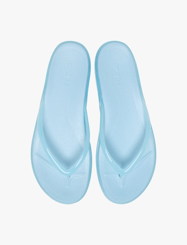 Crocs Miami Round Toe Jelly - כפכפי אצבע מיאמי קרוקס לנשים בצבע קרבון ג'לי