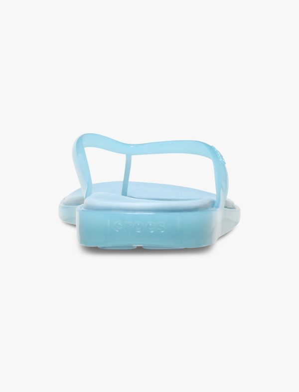 Crocs Miami Round Toe Jelly - כפכפי אצבע מיאמי קרוקס לנשים בצבע קרבון ג'לי