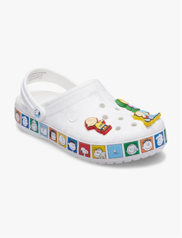 Crocs Peanuts Crocband Clog - כפכפי קלוג קרוקס פינטס בצבע לבן