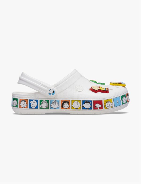 Crocs Peanuts Crocband Clog - כפכפי קלוג קרוקס פינטס בצבע לבן