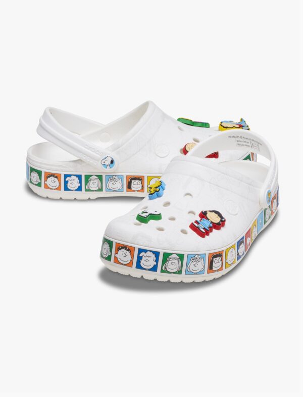 Crocs Peanuts Crocband Clog - כפכפי קלוג קרוקס פינטס בצבע לבן