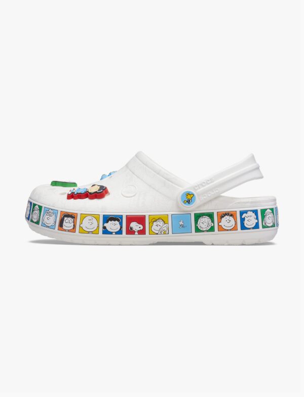 Crocs Peanuts Crocband Clog - כפכפי קלוג קרוקס פינטס בצבע לבן