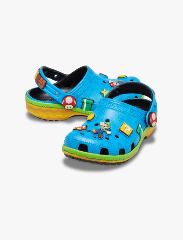 Crocs Super Mario Core Classic Clog Toddler - כפכפי קרוקס סופר מריו לילדים מידות קטנות