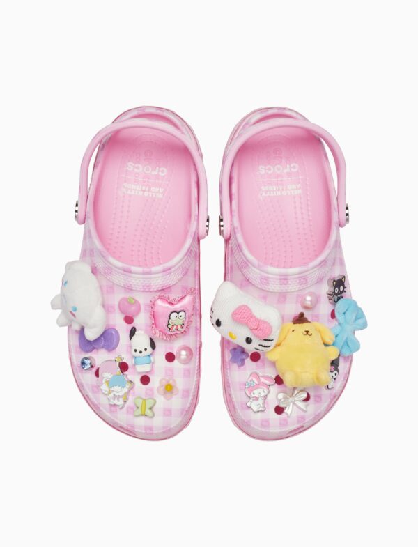 Crocs Hello Kitty and Friends Classic Platform Clog - כפכפי קרוקס פלטפורמה הלו קיטי וחברים לנשים בצבע ורוד