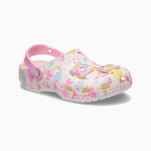 Crocs Hello Kitty and Friends Pastel Classic Clog - כפכפי קרוקס קלוג הלו קיטי וחברים לנשים בצבע ורוד