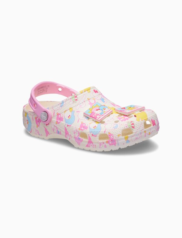 Crocs Hello Kitty and Friends Pastel Classic Clog - כפכפי קרוקס קלוג הלו קיטי וחברים לנשים בצבע ורוד