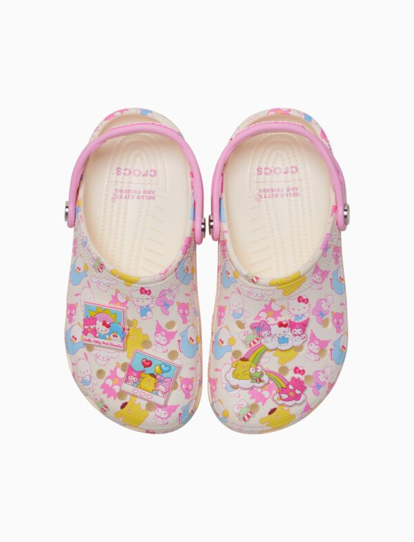 Crocs Hello Kitty and Friends Pastel Classic Clog - כפכפי קרוקס קלוג הלו קיטי וחברים לנשים בצבע ורוד