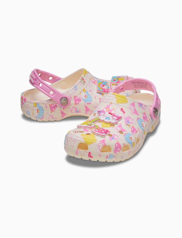 Crocs Hello Kitty and Friends Pastel Classic Clog - כפכפי קרוקס קלוג הלו קיטי וחברים לנשים בצבע ורוד