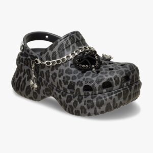 Crocs Bae Leopard Clog - כפכפי פלטפורמה קרוקס לנשים