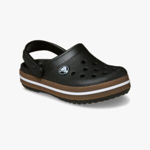Crocs Crocband Gum Clog K - סנדלי קרוקבנד גאם לילדים בצבע שחור