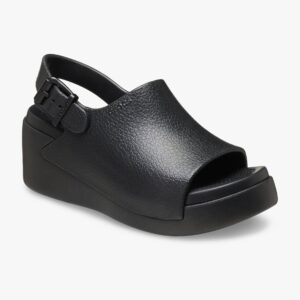 Crocs Dylan Platform Slide - סנדלי פלטפורמה קרוקס דילן בצבע שחור לנשים