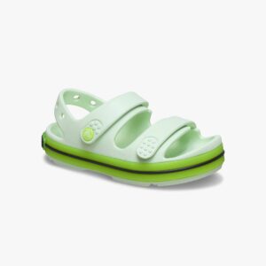 Crocs Crocband Cruiser Neon Band Sandal K - סנדלי קרוקס קרוקבנד לילדים בצבע ירוק תפוח אייס
