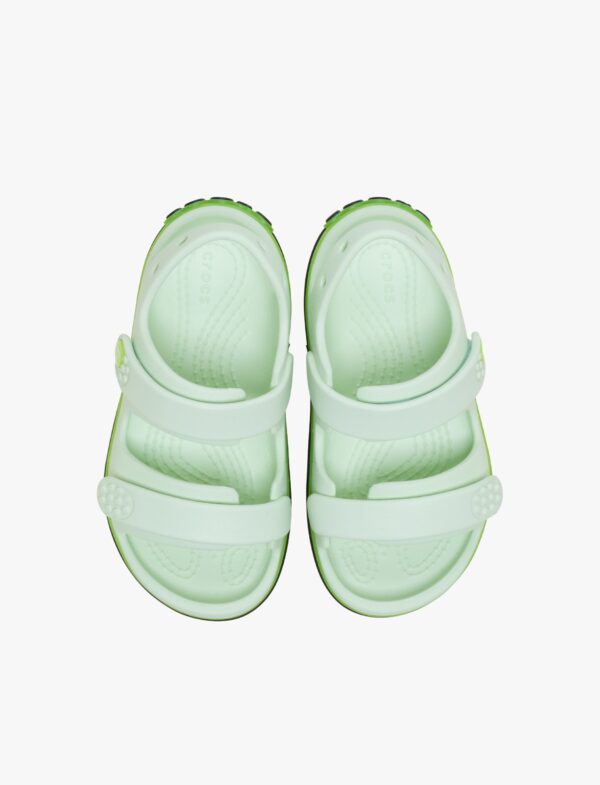 Crocs Crocband Cruiser Neon Band Sandal K - סנדלי קרוקס קרוקבנד לילדים בצבע ירוק תפוח אייס