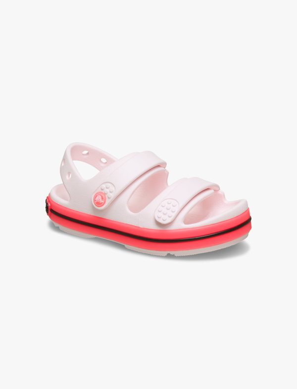 Crocs Crocband Cruiser Neon Band Sandal K - סנדלי קרוקס קרוקבנד לילדים בצבע ירוק תפוח אייס