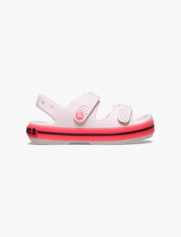 Crocs Crocband Cruiser Neon Band Sandal T - סנדלי קרוקס קרוקבנד לילדים מידות קטנות בצבע ירוק תפוח אייס