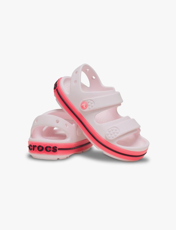 Crocs Crocband Cruiser Neon Band Sandal T - סנדלי קרוקס קרוקבנד לילדים מידות קטנות בצבע ירוק תפוח אייס