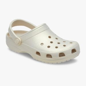 Crocs Classic Pearl Shine Clog - כפכפי קלוג קרוקס לנשים בצבע פרפה