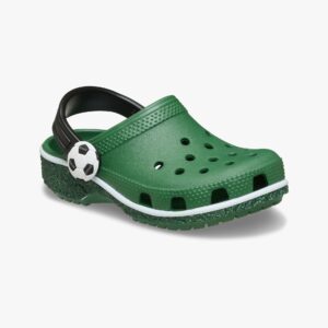 Crocs Classic Soccer Turf - כפכפי קרוקס כדורגל לילדים בצבע ירוק דשא מידות קטנות