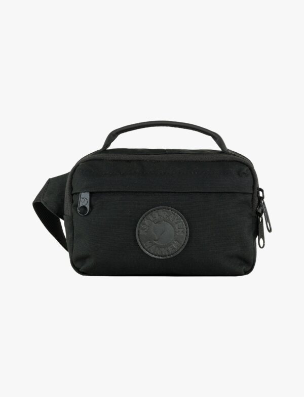 Kanken No. 2 Black Hip Pack - פאוץ' קנקן