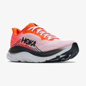 HOKA CLIFTON 11 - נעלי ספורט גברים הוקה קליפטון 11 בצבע כתום נאון/פרוסט