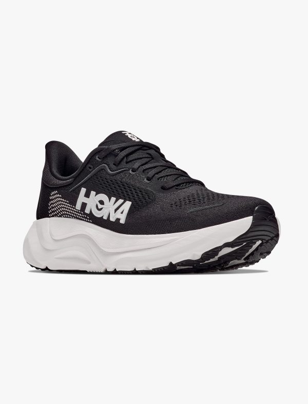 HOKA ARAHI 9 WIDE - נעלי ספורט גברים הוקה אראהי 9 רחבות בצבע שחור/לבן